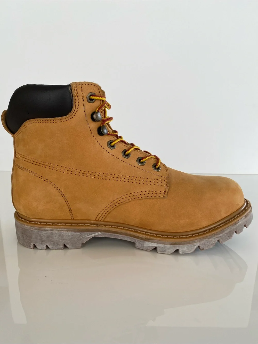 Vintage Y2K Rare Ben Davis Work Boots Tan Suede